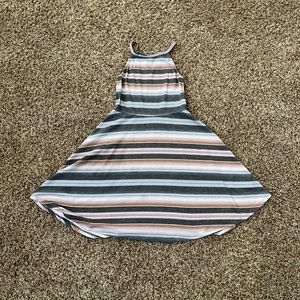 VGUC Art class striped sundress 6 / 6X